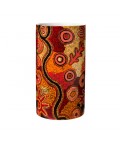 Aboriginal Art | Porcelain Vase | Theo Hudson